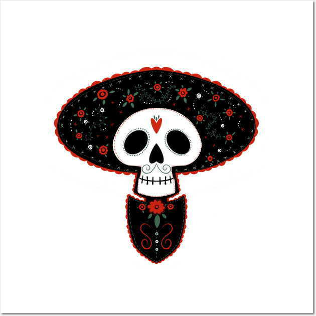 Dia De Muertos, Day of the Dead Wall Art by BeanstalkPrints